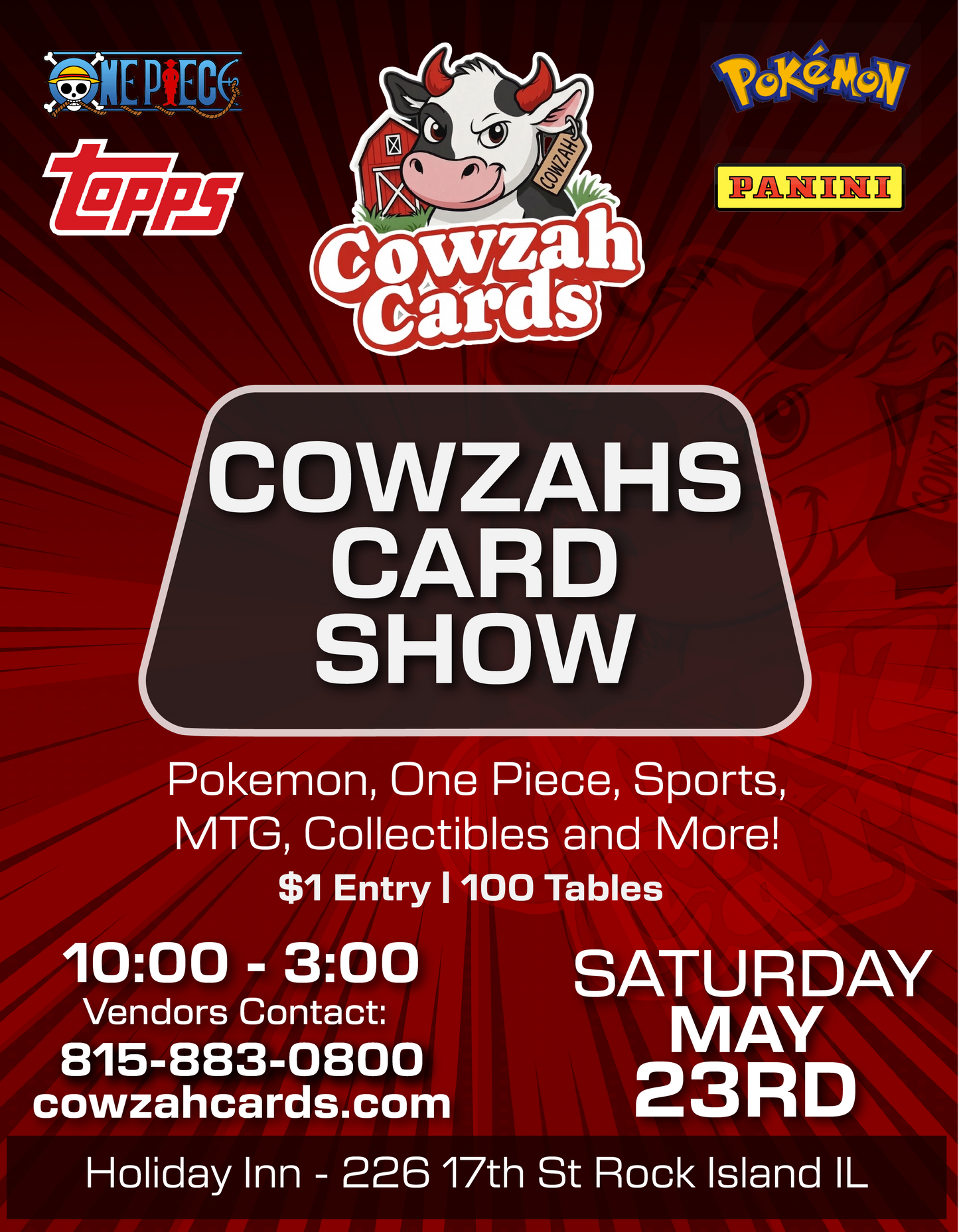 May 23rd Rock Island Table